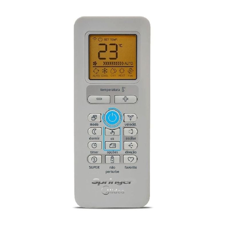 Controle Ar Condicionado Springer Midea AirVolution Frio 12000Btus 220V