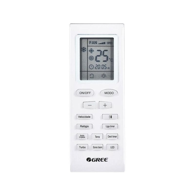 Controle Ar-Condicionado Split Gree Hw Inverter Eco Garden 12000 Btus