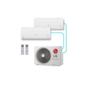 Ar Condicionado LG Dual Inverter Voice + AI Bi-Split Frio (Evaporadoras 9.000 + 9.000 BTU) 220V