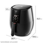 Fritadeira Air Fryer Electrolux Grafite EAF20