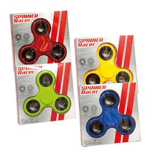 Kit 4 Fidget Spinner - Verde (2601V) + Vermelho (2601VM) + Azul (2601AZ) + Amarelo (2601A)