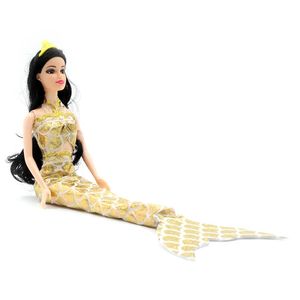 Dream Doll Boneca Sereia - Fashion Doll Dourada
