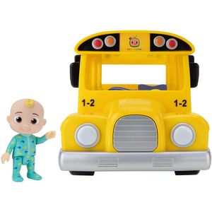 Kit Cocomelon - Veículo Yellow School Bus (3305) + Mini Figura com Acessório (3302)