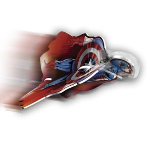 Kit 5 Mini Aviões Micro Flyerz Marvel