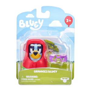 Kit 2 Bonecos Colecionáveis 6cm Bluey - Grannies Bingo (7907B) + Grannies Bluey (7907C)