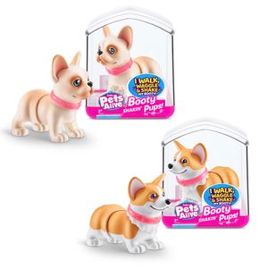 Kit 2 Pets Alive - Booty Shakin’ Pups - Corgi (1201B) + Buldog (1201C)