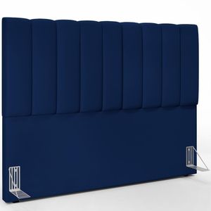 Cabeceira Cama Box Casal Queen 160 Cm Facto Azul Marinho