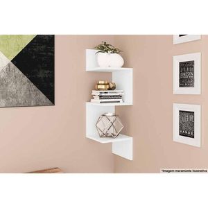 Prateleira Decorativa Quarto Bebê Am 3079 Rosa - Movelbento