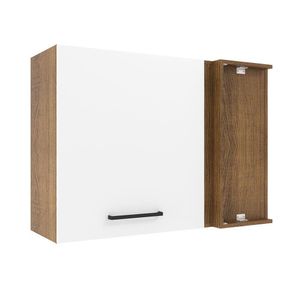 Armário Aéreo De Canto 1 Porta ? Rustic/branco