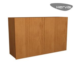 Armário Aéreo para Cozinha Herval Denver, 2 Portas, Freijó Rocks, 120 cm