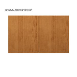 Armário Aéreo para Cozinha Herval Denver, 2 Portas, Freijó Rocks, 120 cm