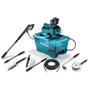 Lavadora de Alta Pressao Sem Fio 36V Com Caixa de Água 2 Baterias Carregador DHW080PT2 127V Makita