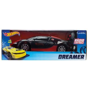 Veículo Controle Remoto Hot Wheels Dreamer - Preto