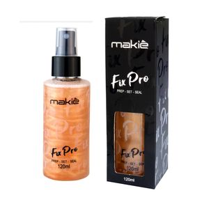 Fixador de Maquiagem Makiê Fix Pro Power Bronze 120ml