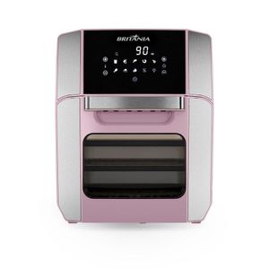 Fritadeira Air Fryer Britânia Rosa 12l 1800w Bfr2150rs 220v