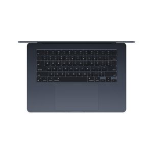 Apple  MacBook Air 15" (Chip M3 da Apple, CPU de oito núcleos e GPU de dez núcleos, 8GB Memória unificada, 256 GB) - Meia-noite