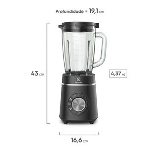 Liquidificador Electrolux 1200w 1,75L Expert  com Copo de Vidro e Tecnologia TruFlow Power System Preto (BLP70)