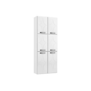 Paneleiro De Cozinha Modulado Rubi 6 Portas Branco - Telasul