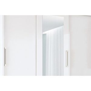 Guarda Roupa 3 Portas De Correr E 9 Gavetas C- Espelho E Pés Click 3.9 Jatoba-grafitteSantos Andirá