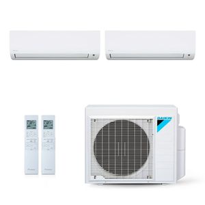 Ar-Condicionado Multi Split Inverter Daikin 18.000 BTUs (1x Evap HW 12.000 + 1x Evap HW 18.000) Quente/Frio 220V