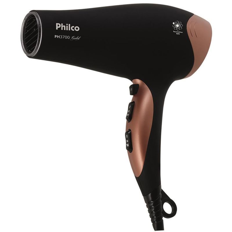 Secador de Cabelo Philco PH3700 Gold com Difusor