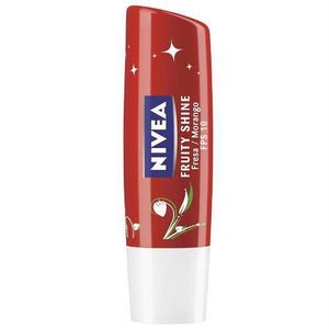 Nivea Hidratante Labial Morango Shine Hidratação Prolongada 4,8g