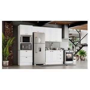 Cozinha Modulada Americana 4 Peças Branco Hp - Henn