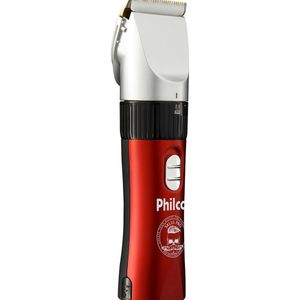 Máquina para Cortar Cabelo Philco Skull Vermelho sem Fio Bivolt