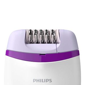 Depilador Elétrico Philips Satinelle Essential Branco e Roxo Bivolt BRE225/00