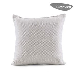 Almofada Herval Capri, 40x40, Linho Bege Claro