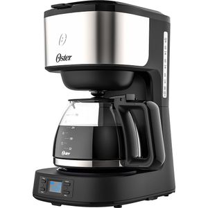 Cafeteira Digital Oster Day Light Preto Jarra de Vidro 30 Xícaras OCAF500