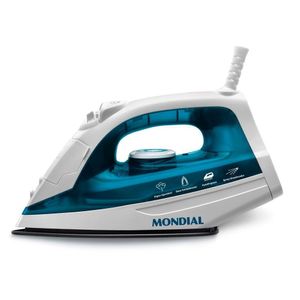 Ferro De Passar A Vapor Mondial F-32 Ferro A Vapor-220v-verde/branco