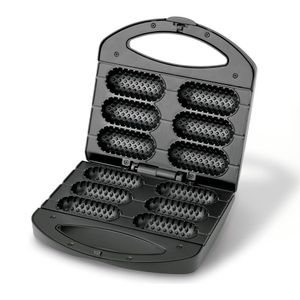 Crepeira Mondial Pratic Crepe&Hot Dog Preto-Inox CP-01 127V