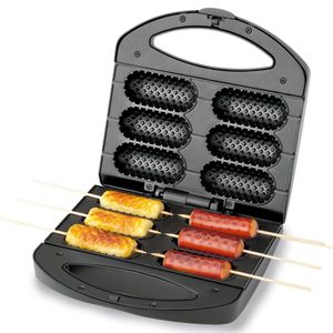 Crepeira Mondial Pratic Crepe&Hot Dog Preto-Inox CP-01 127V