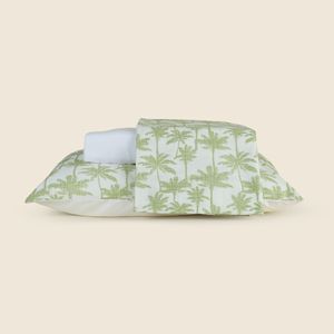 Jogo de Cama Microfibra Palm Verde - A\CASA