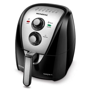 Fritadeira Elétrica Air Fryer c-4 Lts Mondial Preta-Inox