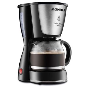 Cafeteira Elétrica Mondial Dolce Arome 18 C-30-18x Cafeteira-127v-preto/inox