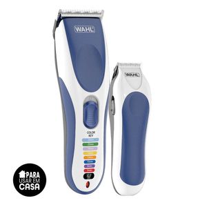 Kit Máquinas de Cortar Cabelo e Aparador Sem Fio Color Pro Cordless Wahl