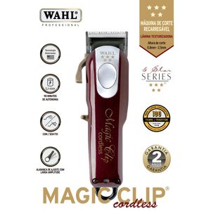 Máquina de Cortar Cabelo Wahl Magic Clip Cordless Bivolt