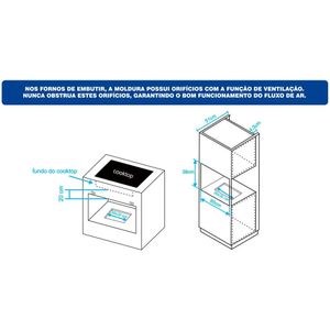 Forno Elétrico de Embutir 44 Litros Mueller Decorato Grill