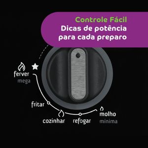 Cooktop Mesa de Vidro 4 Bocas a Gás Consul Facilite CD060AE