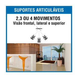 Suporte para TV Articulado de 23 70 Brasforma SBRP2440