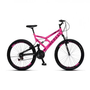 Bicicleta Colli GPS, Aro 26 Aero, Freio V-Brake, Quadro 18, Rosa