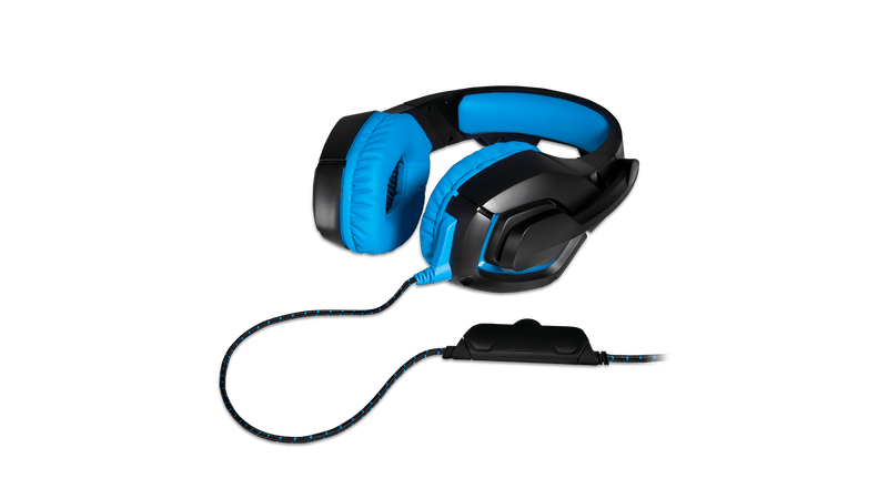 Headset Gamer Warrior Straton USB 2.0 Stereo LED Azul - PH244