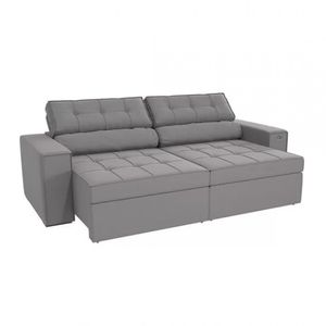 Sofá Metros Retrátil e Reclinável Kappesberg Lanus Veludo Deluxe  S147