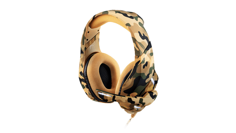 Headset Warrior Straton PH305 Camuflado USB - PC Gamer 