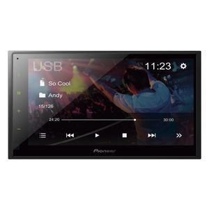 Som Automotivo Pioneer 6,8 Bluetooth, WebLink, Preto - DMH-A348BT