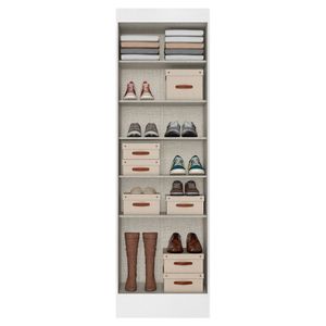Armário Multiuso Sapateira THB Space com 2 Portas 5 Prateleiras