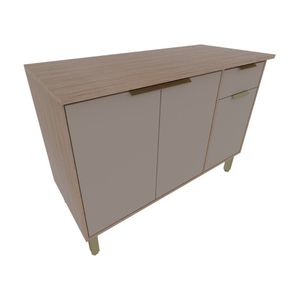 Balcão para Pia 120cm Veneza 5195 3 Portas 1 Gaveta Móveis Sul