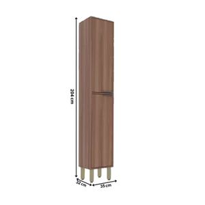 Paneleiro Móveis Sul Raíssa 35 cm 2 Portas MDP 5194